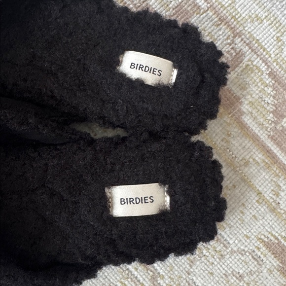 Birdies Lark Black Sherpa Mules Size 9 - Picture 8 of 10